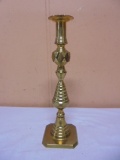 Vintage Solid Brass Ornate Candle Stick