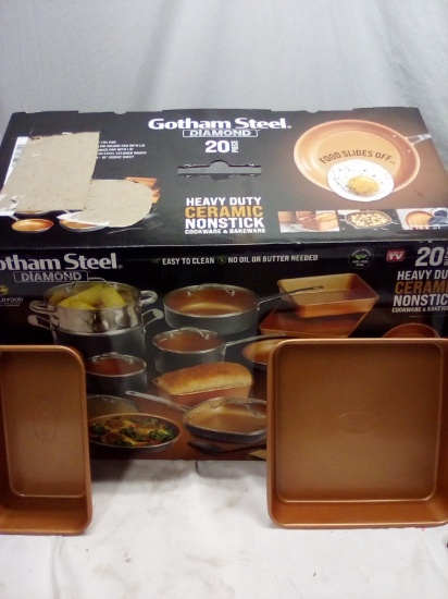 Gotham Steel 20 Piece Ceramic Nonstick Cookware & Bakeware