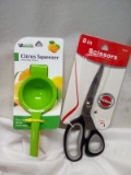 Kitchen Scissors & Citrus Juicer.