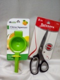 Kitchen Scissors & Citrus Juicer.