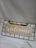 QTY 1 Hanging “Welcome” Home Decor