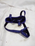 QTY 1 Purple and black walking harness, size small-Medium