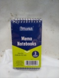 Memo Notebooks. Qty 9. 3” x 5”