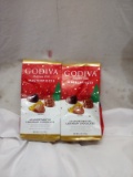 Qty 2 Godiva Assortment Of Chocolates