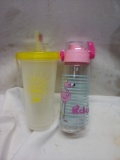 Qty 2 Water Bottle/Cup