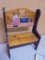 Small Wooden Painted Bench
