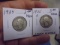 1934 & 1935 S Mint Silver Washington Quarters