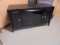 Solid Wood Flat Panel TV Stand/Cabinet w/ Beveled Glass Door