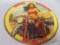 Round Indian Warrior Motorycles Sign
