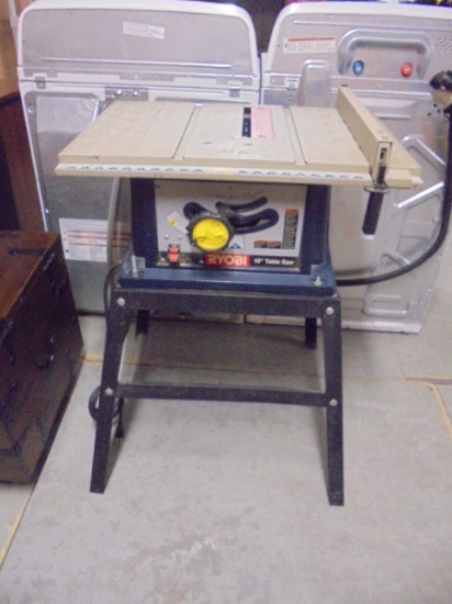 Ryobi 10in Table Saw on Stand