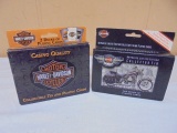 2 Set of 2 Harley Davidson Playing Cards