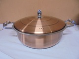 Copper Chef Double Handled Pan w/ Lid