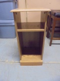 Small Wooden Side Stand w/ Shelf