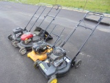 Group of 4 Assorted Pushmowers