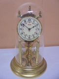 Vintage Kundo Porcelain Face Dome Clock