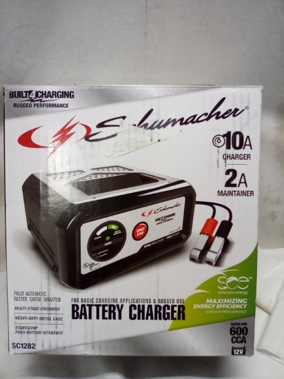 Schumacher 10A Battery Charger | Online Auctions | Proxibid