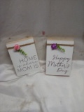 Pair of 5” x 7” Mother’s Days Plaques