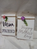Pair of 5” x 7” Mother’s Days Plaques