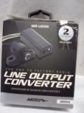 QTY 1 2 Channel Line output converter, adding amp to factory radio