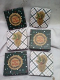 Qty 6 Small Christmas Boxes.