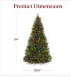 BCP SKY 6532 Pre-lit Multi-Color 4.5’ Christmas Tree