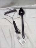 Flame N Go Grill Brush and Wire Brush Set