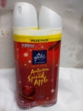 QTY 1, Glade 2 pack Autumn Spiced Apple Air Freshener