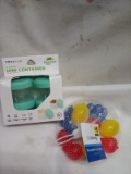 QTY 1 each, Reusable ice cubes, 4pk mini containers