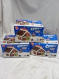 QTY 3 Oreo Pre-build cookie House kit