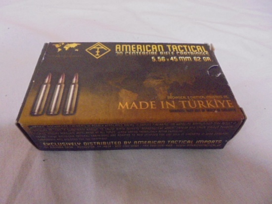 30 Round Box of American Tactical 5.56mmx45mm Rifle Cartridges