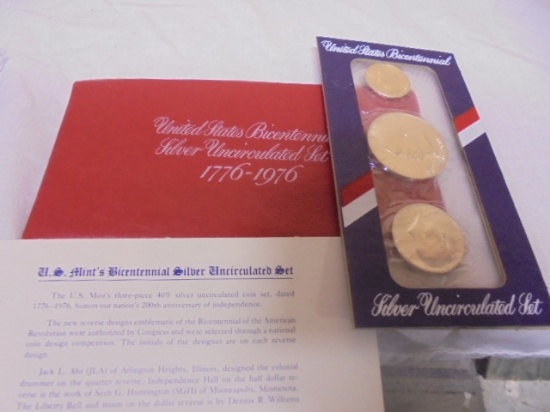 United States Bicentennial Silver Uncirculated Set