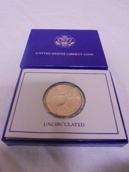 1986 Liberty Coins Uncirculated Half Dollar