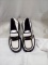 Black and White Womens Shoe Size 39