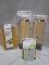Bamboo Skewers, Oil/Condiment Dispensers, & Mini Cutting Board.