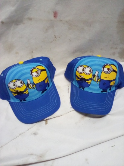 Minion Kids Hats. Qty 2.