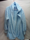 Size 2XL Blue Hooded Sweater
