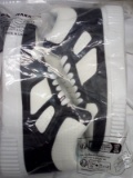 QTY 1 Pair, black and white sneakers, size 40