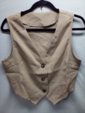 QTY 1 Tan Vest, Size medium