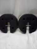 Qty 2 Canopy Weights with Lock