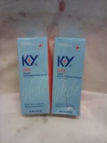 KY Jelly Classic Water Based Personal Lubricant. Qty 2- 4 oz Bottles.