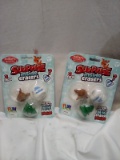 Rudolph Surprise Inside Erasers. Qty 2- 3 Packs.