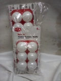 Red Jr. Table Tennis Balls. Qty 3- 6 Packs.