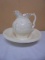 Small Mother of Pearl Ceramic Pitcher and Bowl St