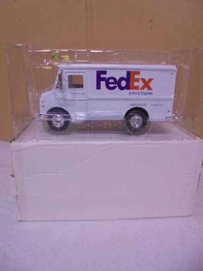Fedex Die Cast Delivery Truck Bank