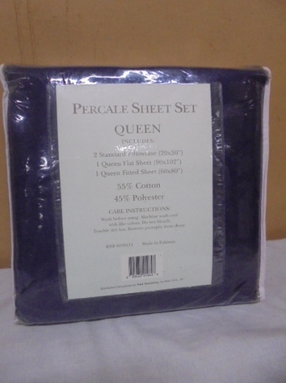 Brand New Set of Queen Percale Sheets