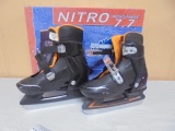 Set of Kid's Nitro Lake Placid Adjustable Ice Skates