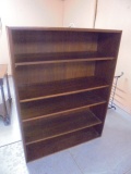 Dark Walnut Bookcase w/ 4 Adjustable Shelves