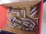 Large Group of Assorted 1/2in Drive Sockets