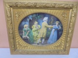 Beautiful Antiqe Ornate Framed Victorian Picture