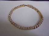 Ladies Gold Plated Sterling Silver 7
